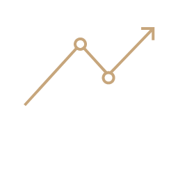 Market Analysis Icon on a white background